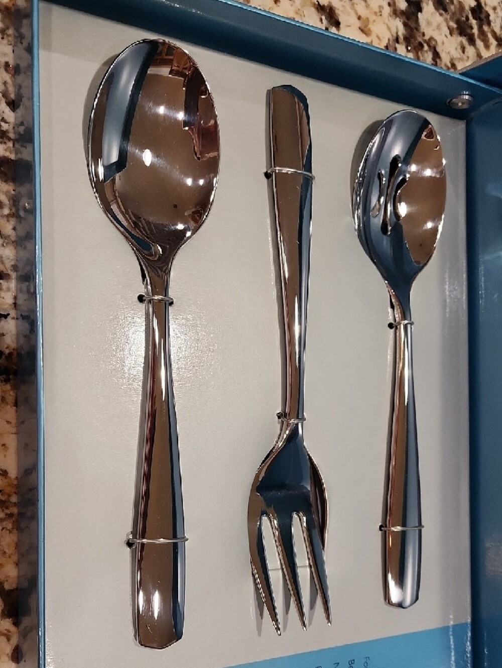 NEW Nambe Designed by Louis Henry 3 Piece Hostess Flatwear Gift Box